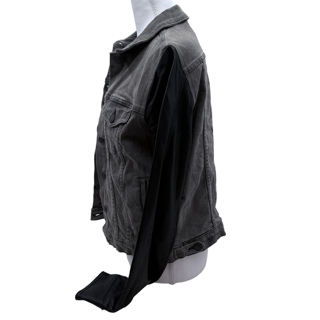 Rag & Bone Denim and Leather jacket, size medium