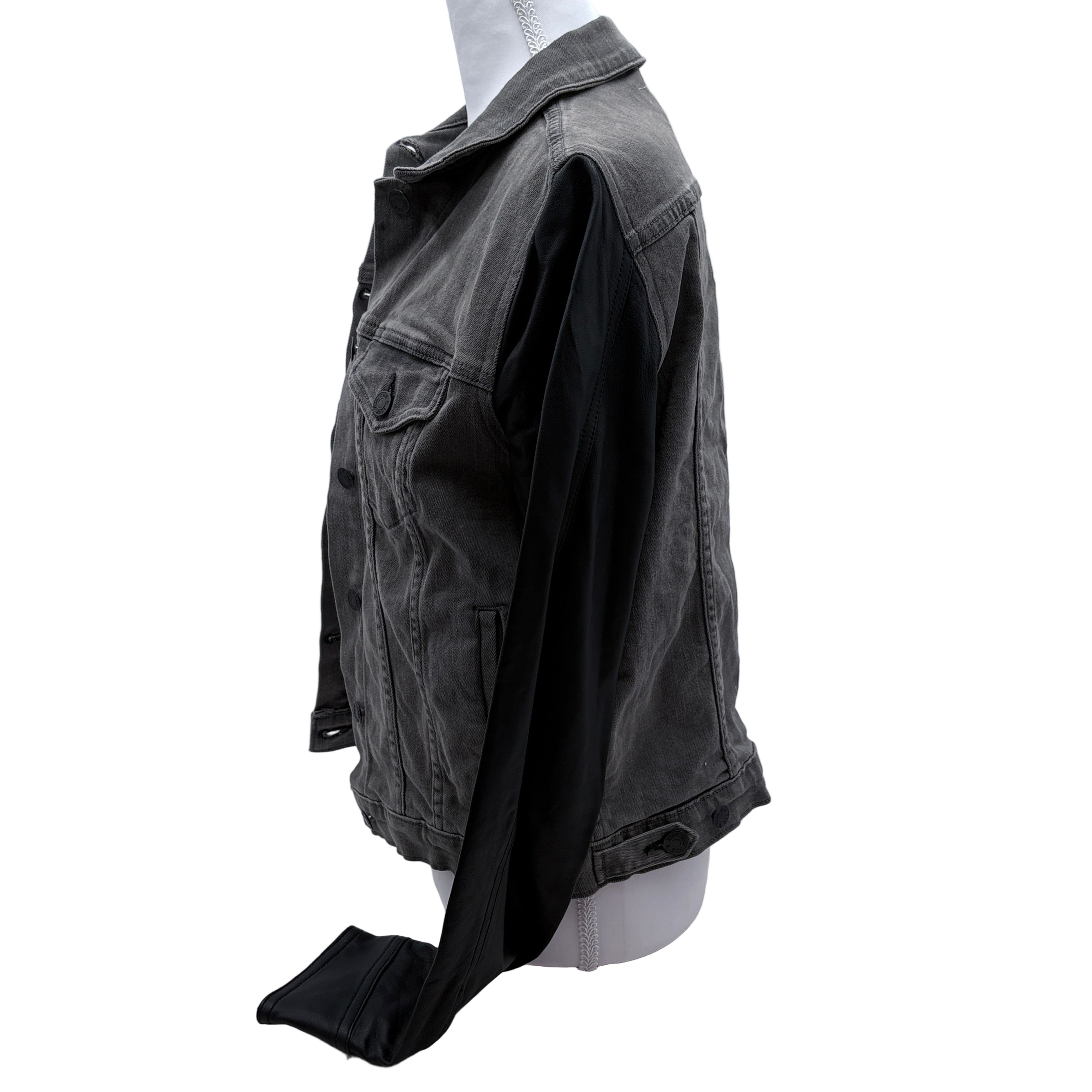 Rag & Bone Denim and Leather jacket, size medium