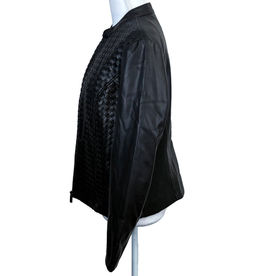 Coleen Lopez faux leather jacket, size small