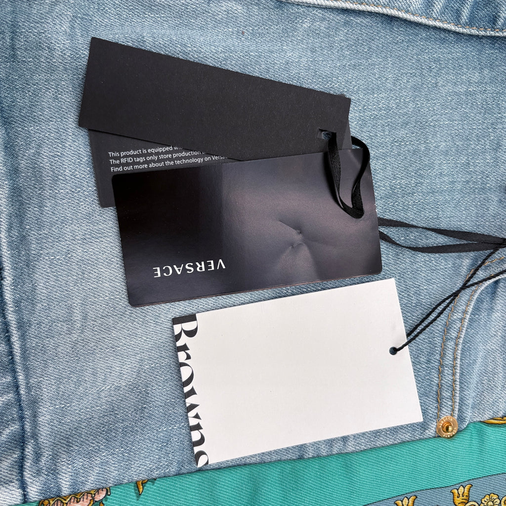 Authenticated Versace Barocco Print Shorts — Like NWT, waist 32"