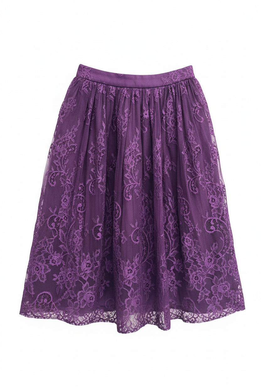 Alice + Olivia Purple Skirt