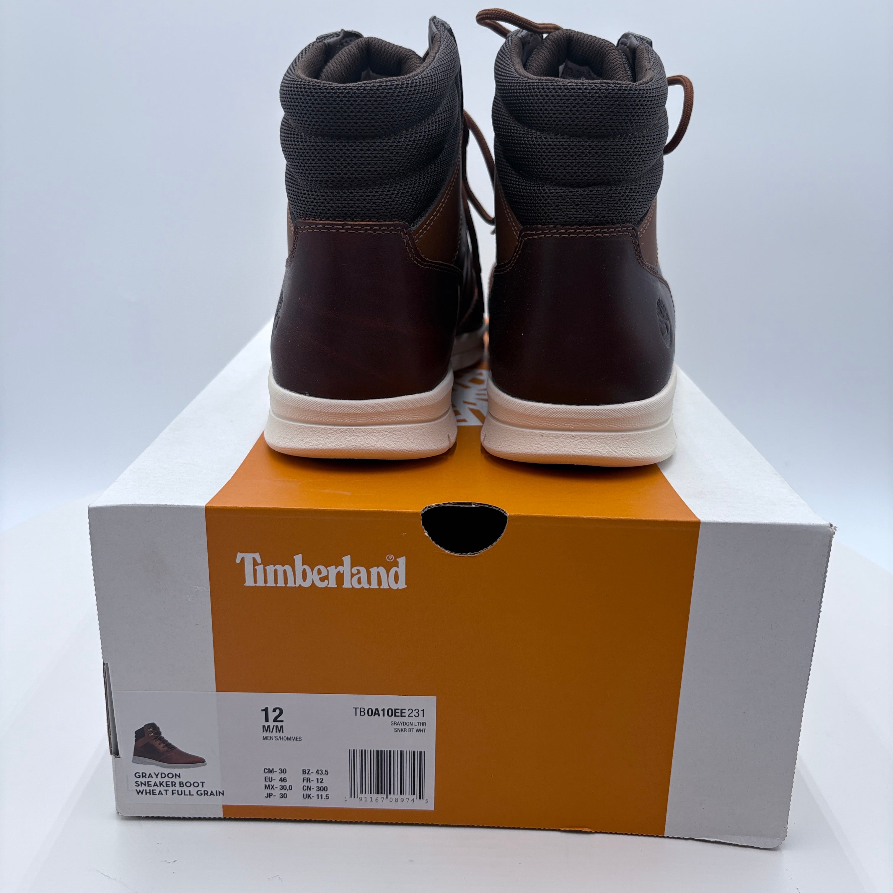 Timberland Graydon Sneaker Boot, like new in box