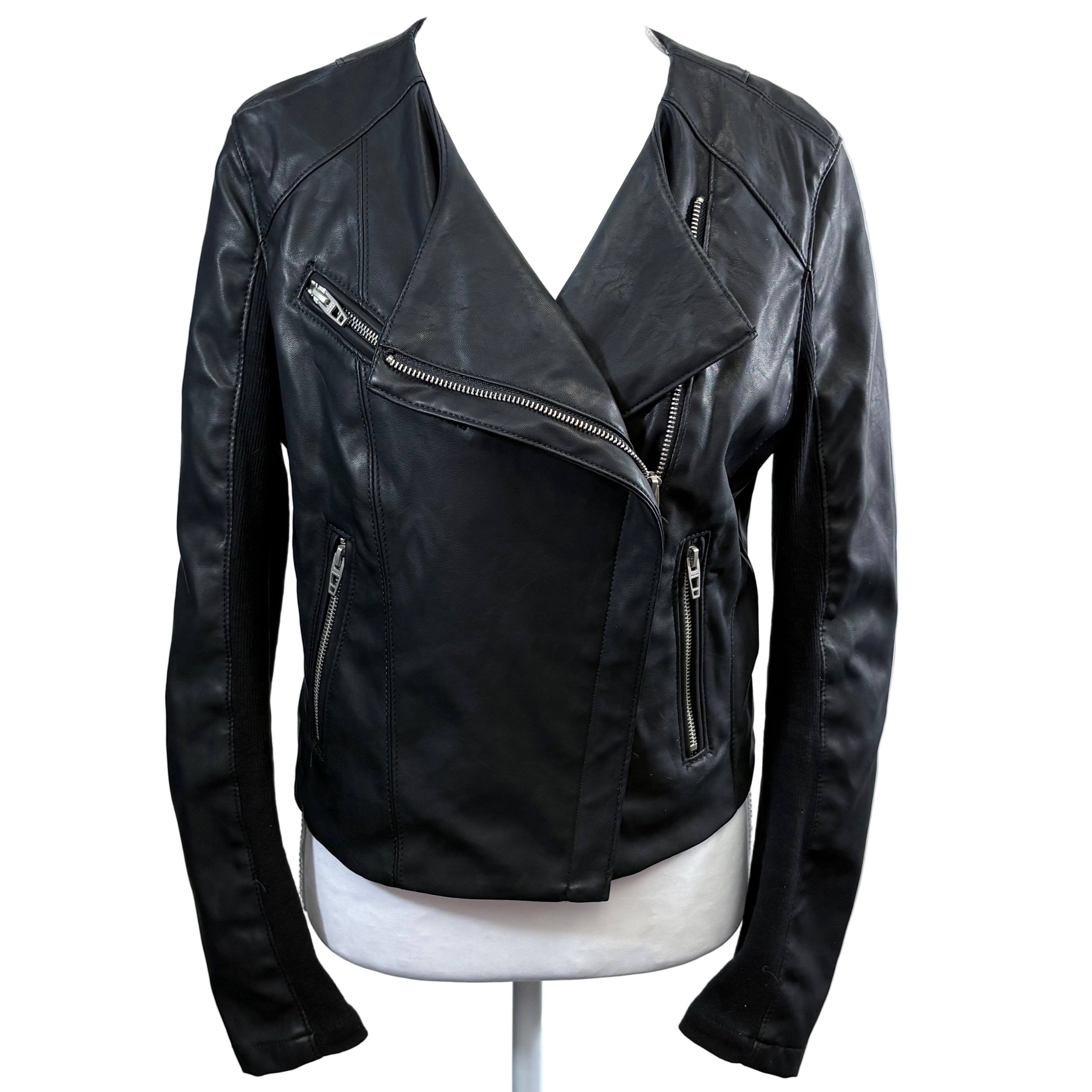 Blank New York Faux leather jacket, size small