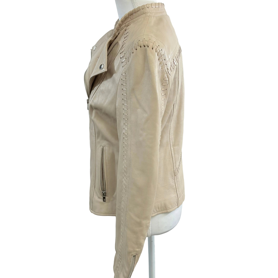 Black Rivet leather jacket, size medium