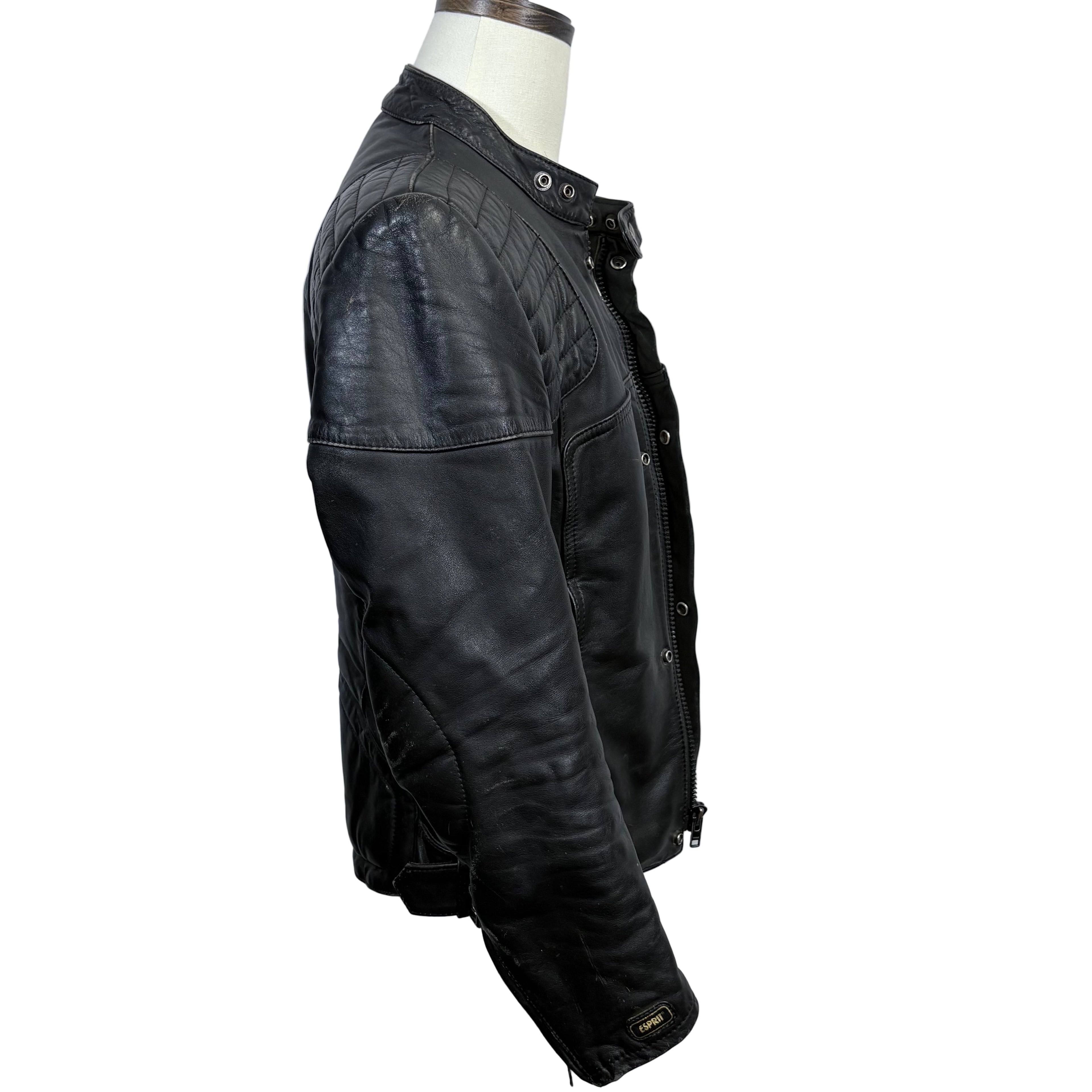 Leather By Esprit leather jacket, size small