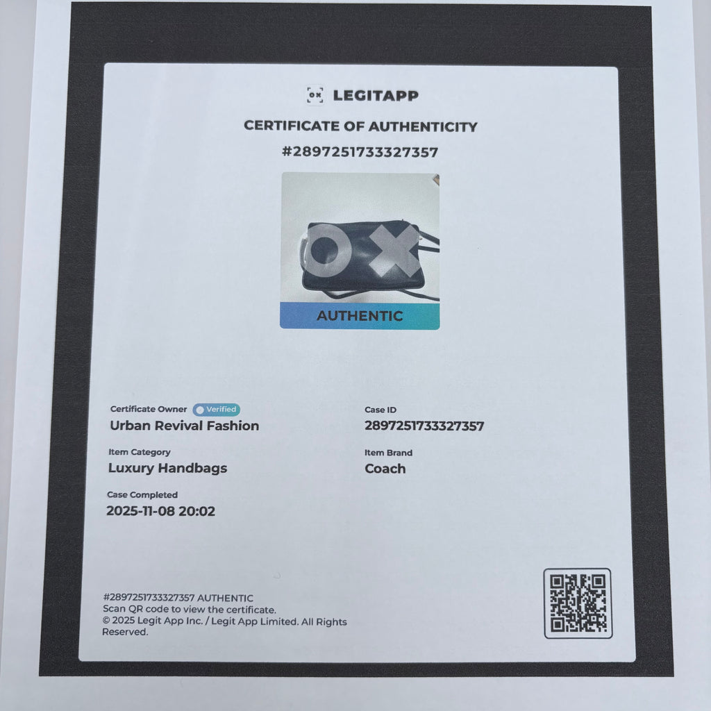 Authenticated Vintage Coach Cross body purse